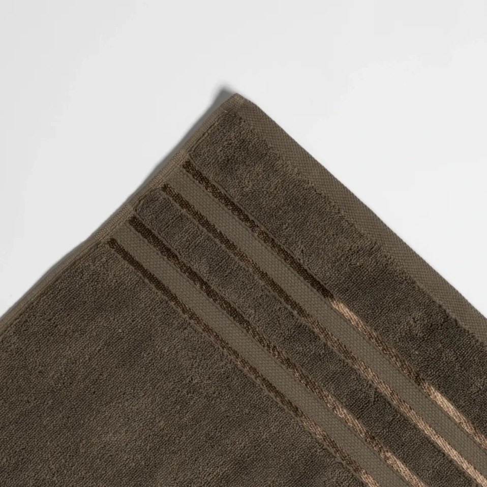 Olite Penye Pamuk El Havlusu Kahverengi 30x50 cm - 2