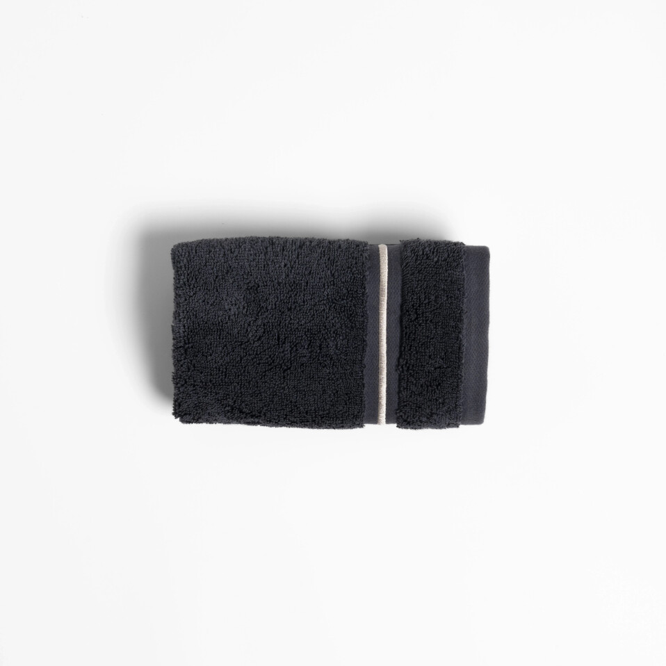 Petunia Pima Pamuk El Havlusu Antrasit 30x50 cm - Qua Home