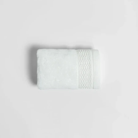 Poppy Penye Pamuk El Havlusu Beyaz 30x50 cm 