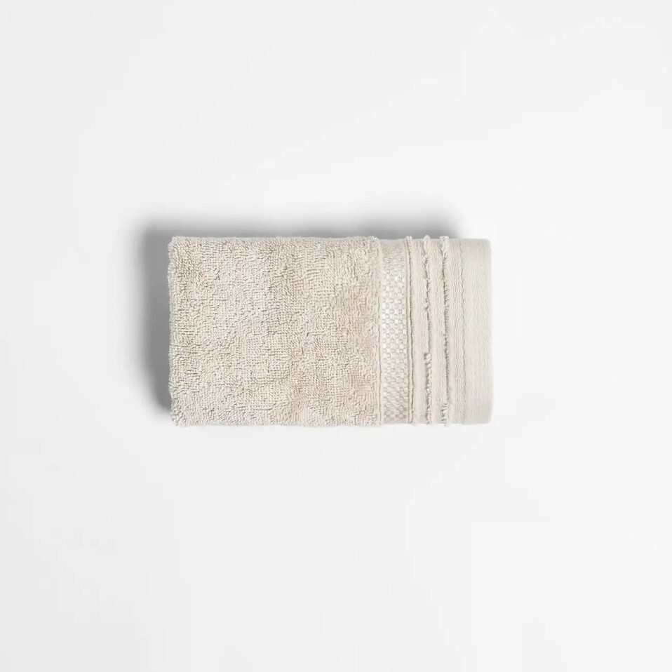 Vinca Pima Pamuk El Havlusu Bej 30x50 cm - 1