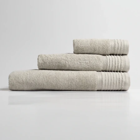 Vinca Pima Pamuk El Havlusu Bej 30x50 cm - 4