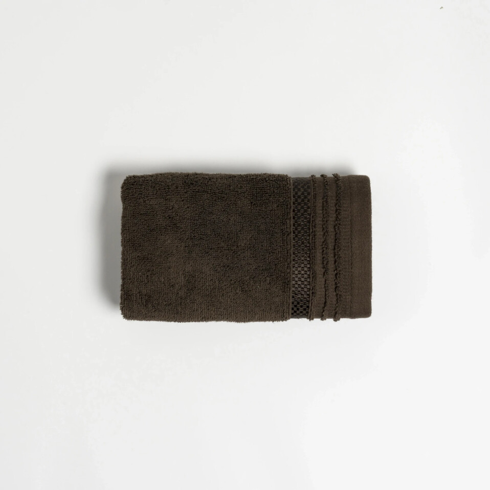 Vinca Pima Pamuk El Havlusu Kahverengi 30x50 cm - Qua Home