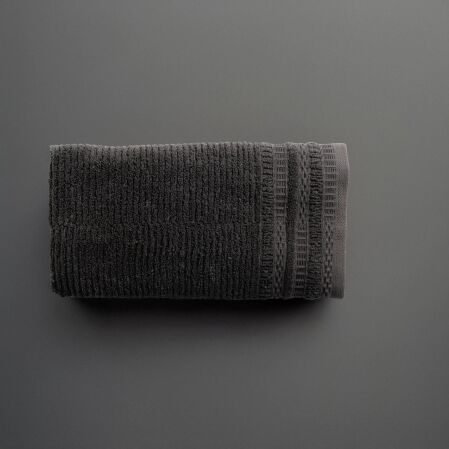 Mauve Pima Pamuk Saç Havlusu Antrasit 50x90 cm - 3