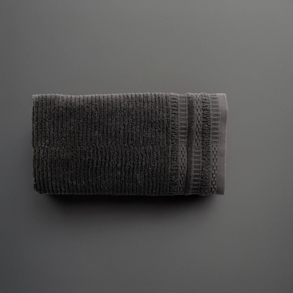 Mauve Pima Pamuk Saç Havlusu Antrasit 50x90 cm - 3