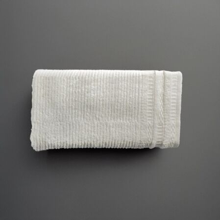 Mauve Pima Pamuk Saç Havlusu Beyaz 50x90 cm - 3