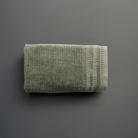 Mauve Pima Pamuk Saç Havlusu Haki 50x90 cm - 3