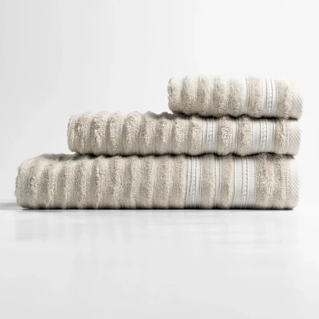 Aster Pima Pamuk Yüz Havlusu Bej 50x90 cm - 4