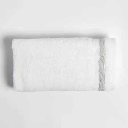 Chamelion Pima Pamuk Yüz Havlusu Beyaz 50x90 cm - 1