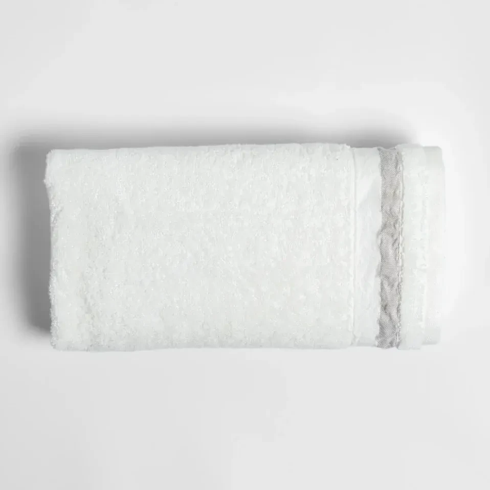 Chamelion Pima Pamuk Yüz Havlusu Beyaz 50x90 cm - Qua Home