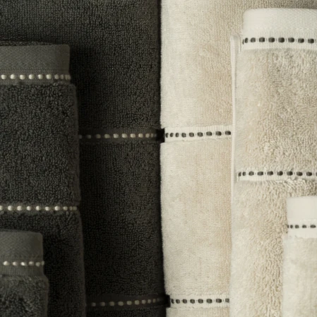 Copper Penye Pamuk Yüz Havlusu Antrasit 50x90 cm - 3