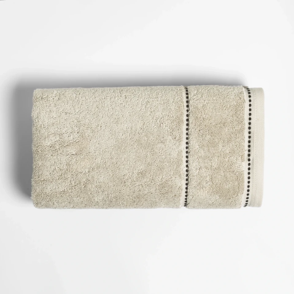 Copper Penye Pamuk Yüz Havlusu Ekru 50x90 cm - 1