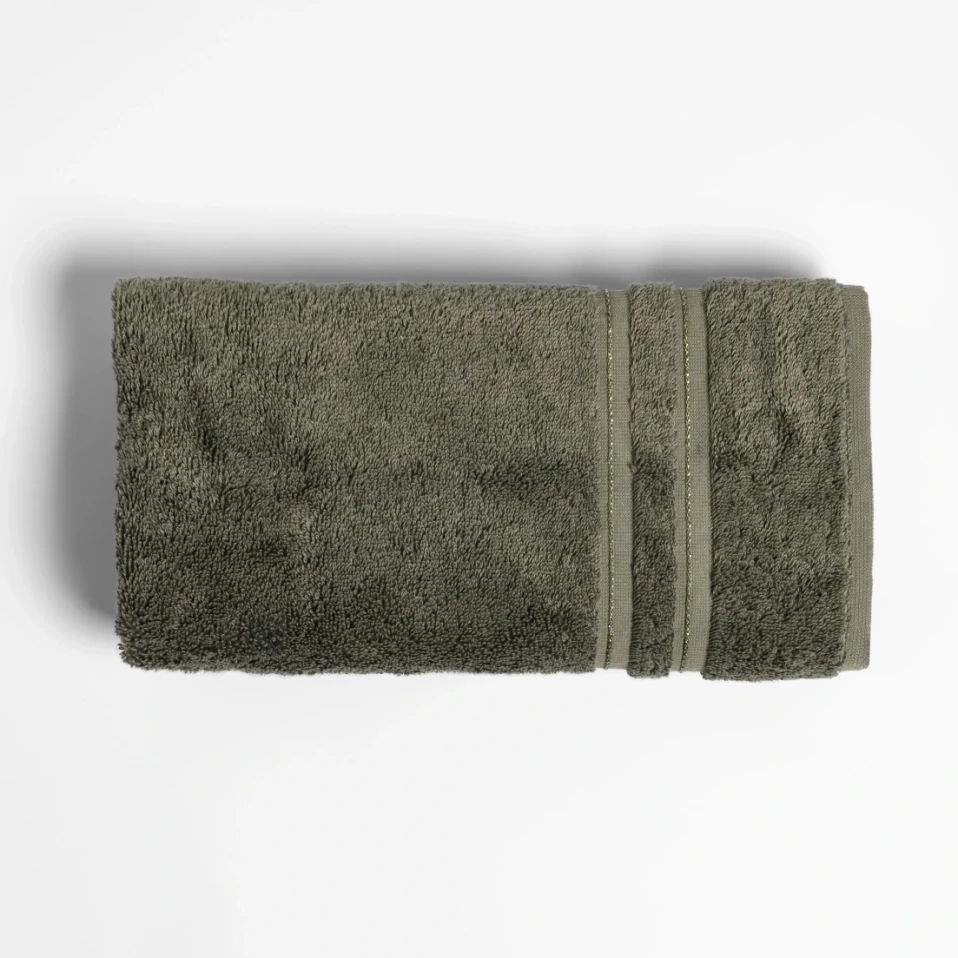 Dandelion Pima Pamuk Yüz Havlusu Haki 50x90 cm - 1