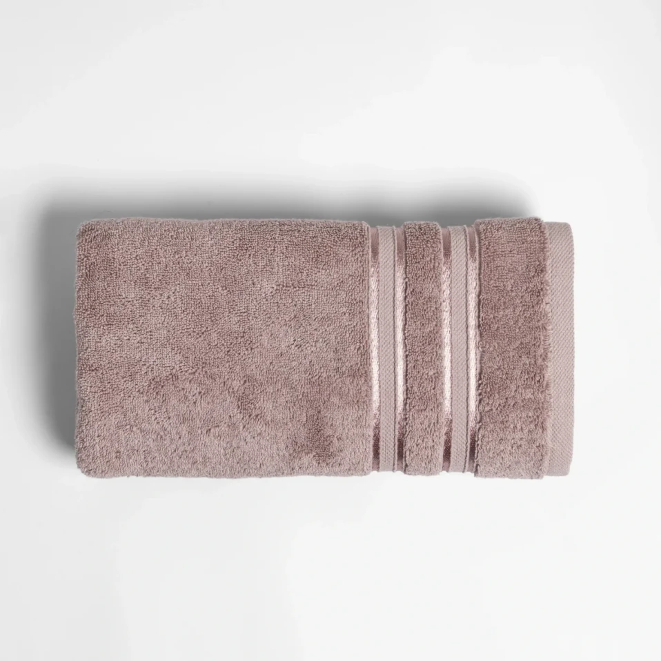 Olite Penye Pamuk Yüz Havlusu Gül Kurusu 50x90 cm - Qua Home