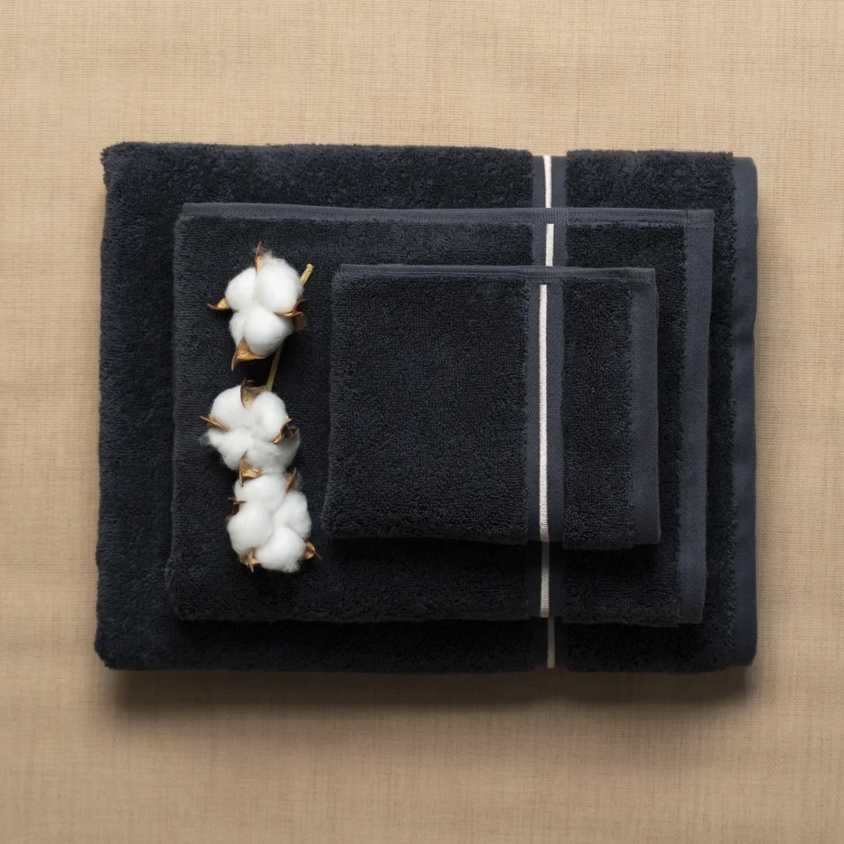 Petunia Pima Pamuk Yüz Havlusu Antrasit 50x90 cm - 3