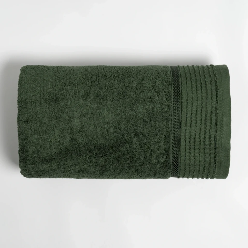 Vinca Pima Pamuk Yüz Havlusu Yeşil 50x90 cm - Qua Home