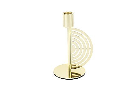 Circle Gold Metal Mumluk 9x18cm - Qua Home