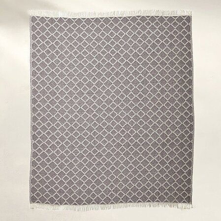 Diamond Çift Kişilik Battaniye Gri 200x220 Cm - 3