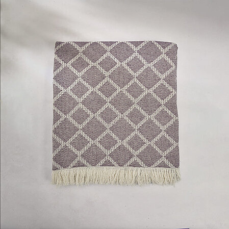 Diamond Çift Kişilik Battaniye Gri 200x220 Cm - 6