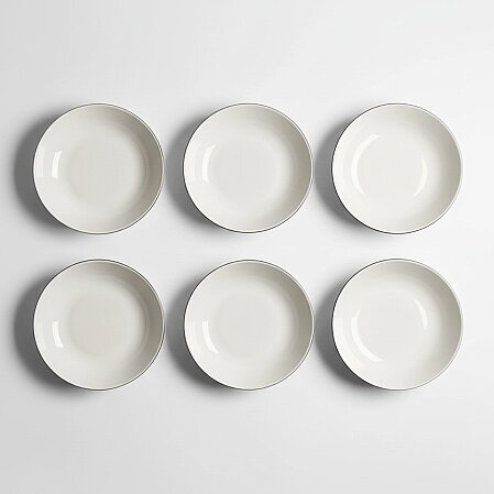 Elias Platin 6'lı Çukur Tabak 19 Cm - 1