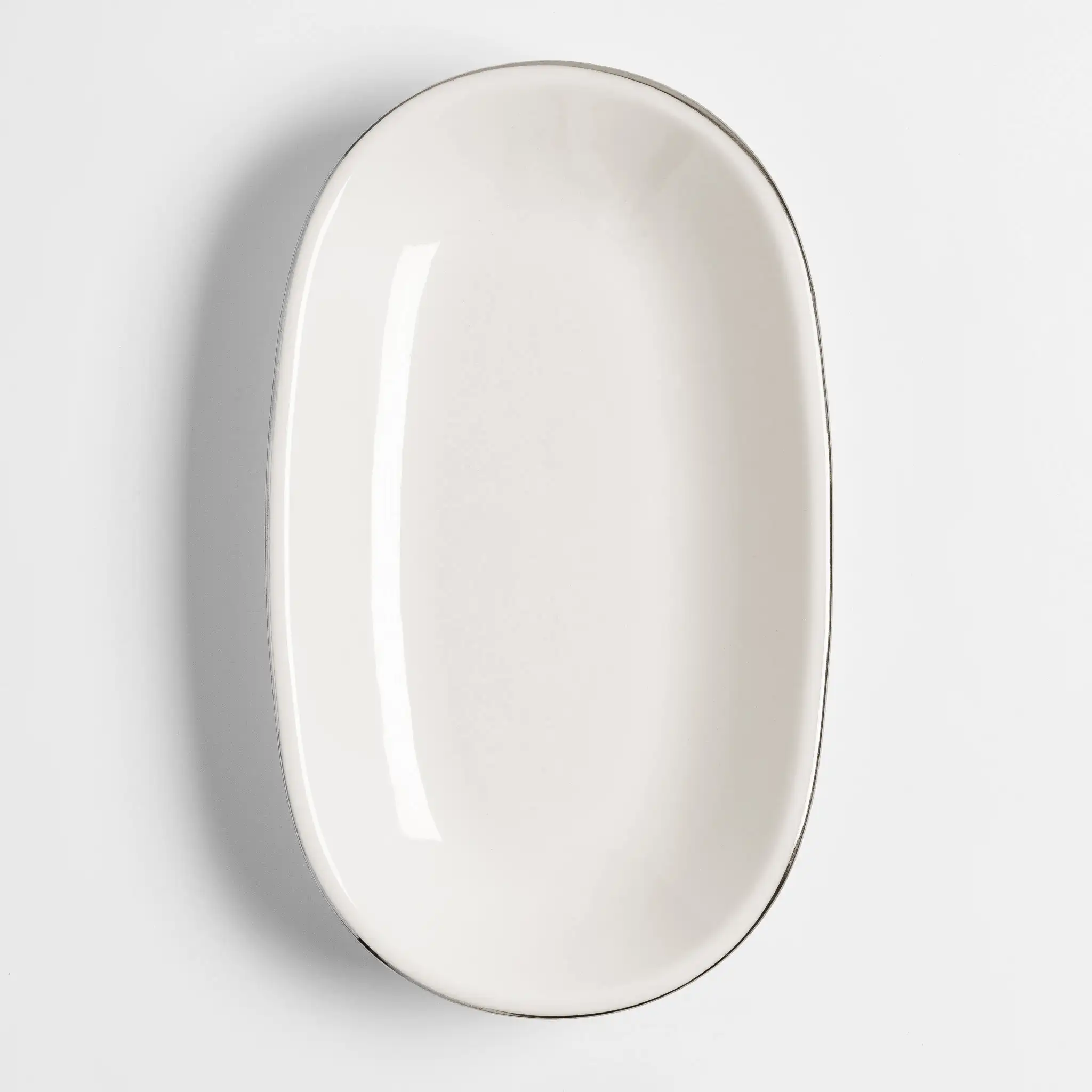 Elias Platin 6'lı Kayık Tabak 24x14 Cm - 2