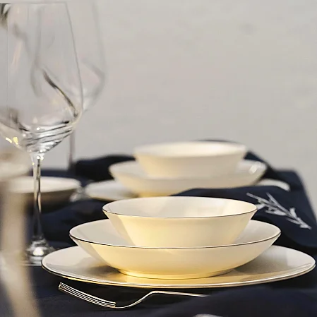 Elias Platin 6'lı Servis Tabağı 25 Cm - 4