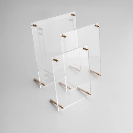 Orive Pirinç Ayaklı Pleksi Fotoğraf Çerçevesi 20x26 cm - 3