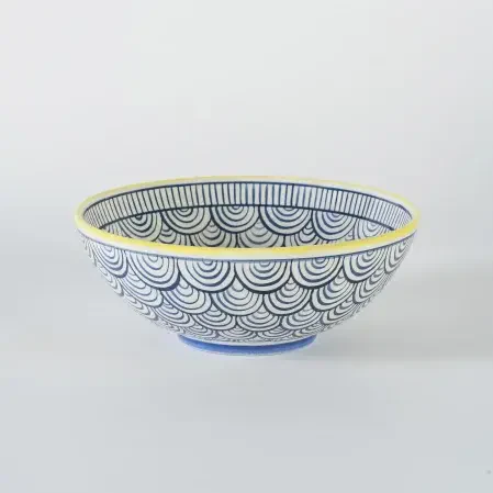 Itzel Desenli Mavi Kase 20 Cm - 3