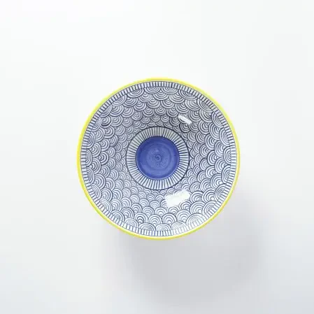 Itzel Desenli Mavi Kase 25 Cm - 2