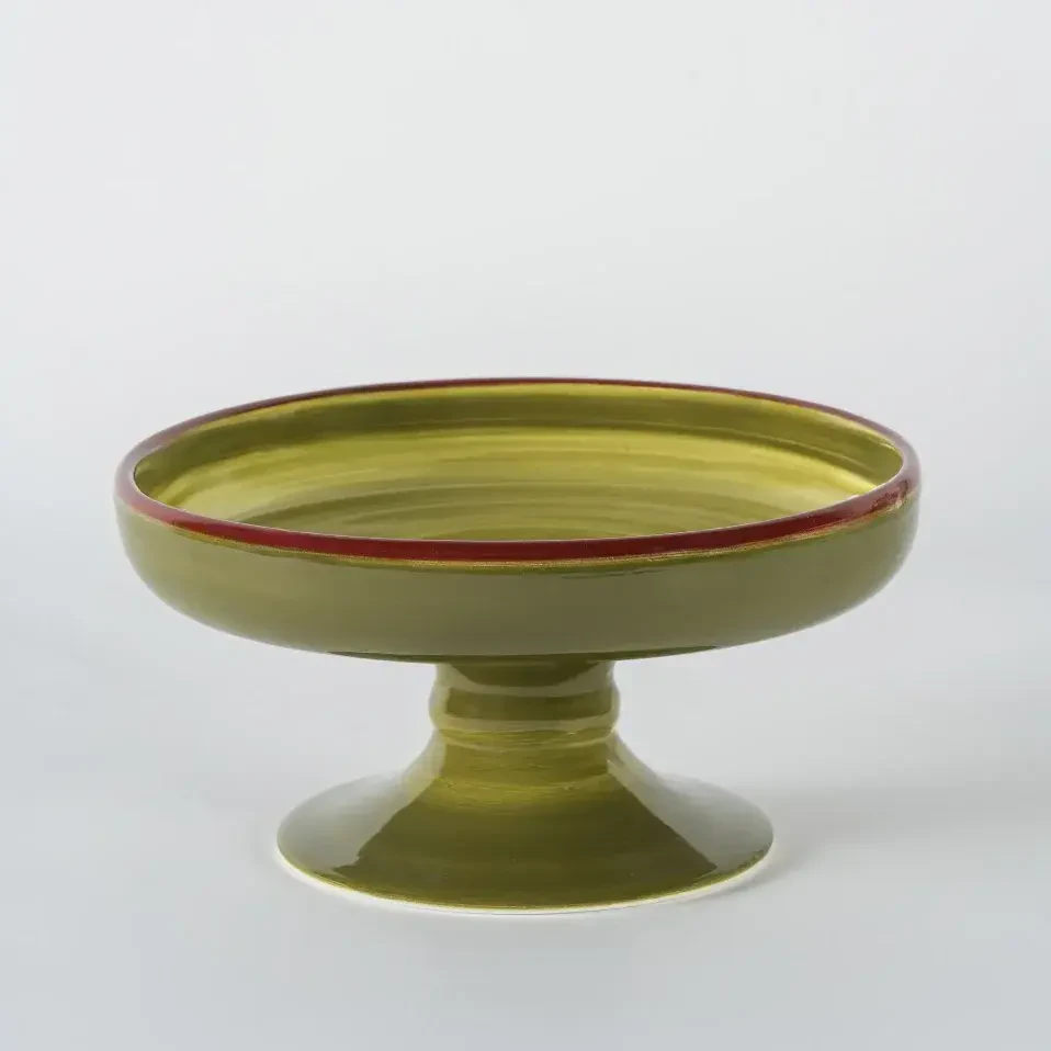 Pilar Ayaklı Kase Yeşil 20 Cm - 3