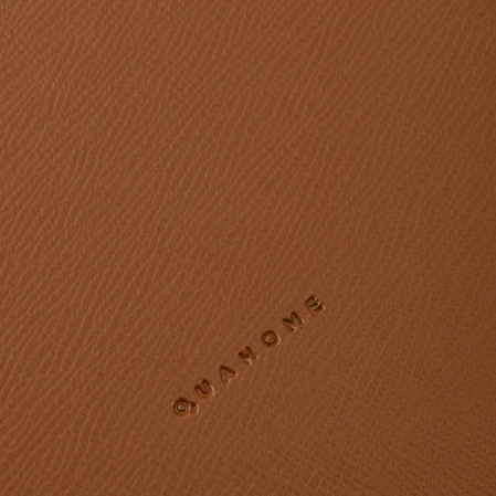 Rita Dekoratif Deri Tepsi Açık Kahverengi 22x22x2,5 cm - 4