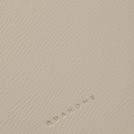 Rita Dekoratif Deri Tepsi Krem 22x22x2,5 cm - 4