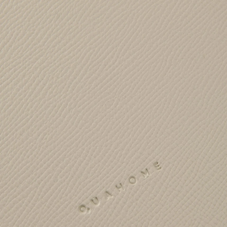 Rita Dekoratif Deri Tepsi Krem 22x22x2,5 cm - 4