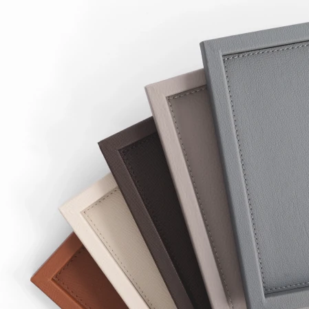 Rita Dekoratif Deri Tepsi Krem 22x22x2,5 cm - 5