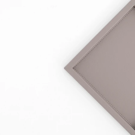 Rita Dekoratif Deri Tepsi Vizon 22x22x2,5 cm - 5