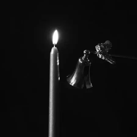 Brisa Mum Söndürücü Melek Kanatlı Gümüş - 3