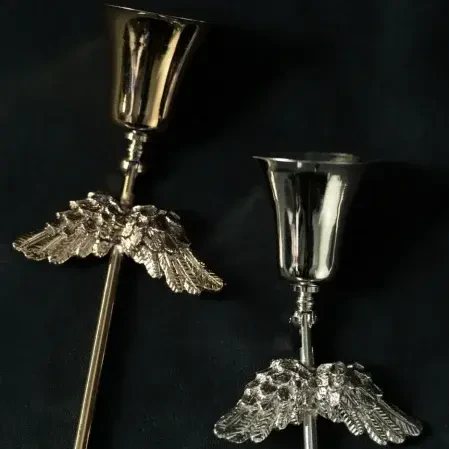 Brisa Mum Söndürücü Melek Kanatlı Gümüş - 5