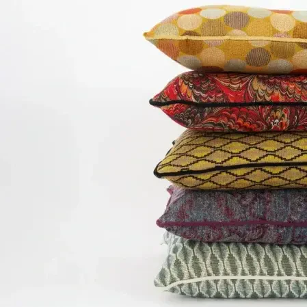 Boni Biyeli Renkli Dekoratif Kırlent 45x45 - 3