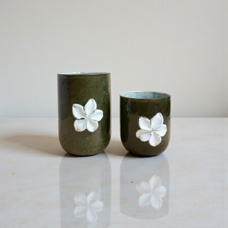 Florus Cam Vazo 12x14 Cm - Qua Home