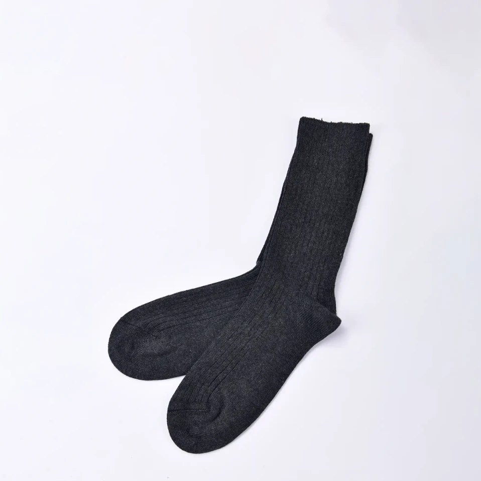 Joan Erkek Uzun Bambu Soket Çorap Gri - Qua Home