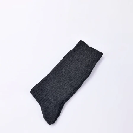 Joan Erkek Uzun Bambu Soket Çorap Gri - 2