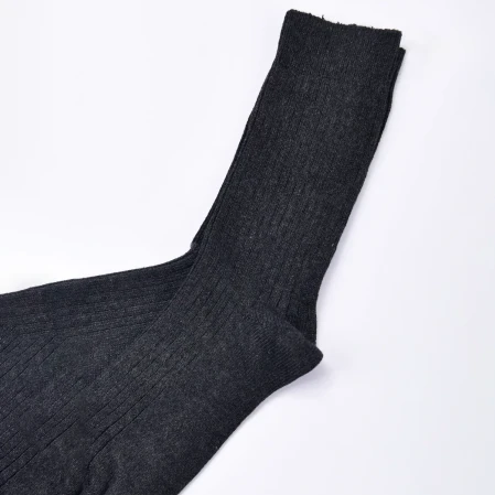 Joan Erkek Uzun Bambu Soket Çorap Gri - 3