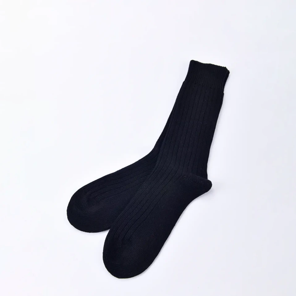 Verda Erkek Uzun Pamuk Soket Çorap Siyah - Qua Home