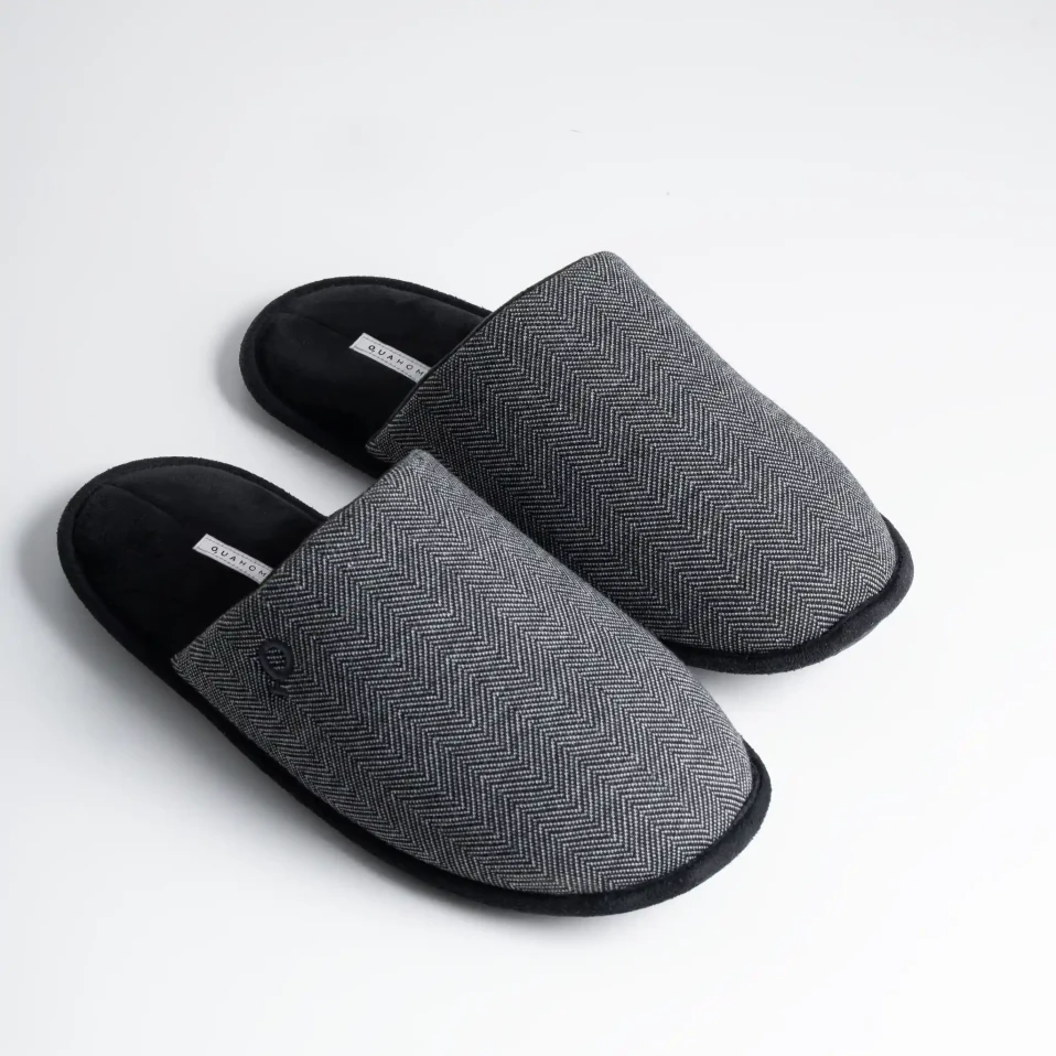 Otia Erkek Ev Terliği Gri - Qua Home