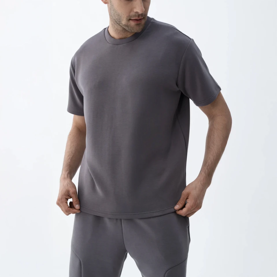 Freddy Erkek Modal Tişört Antrasit - Qua Home