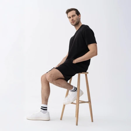 Freddy Erkek Modal Tişört Siyah 