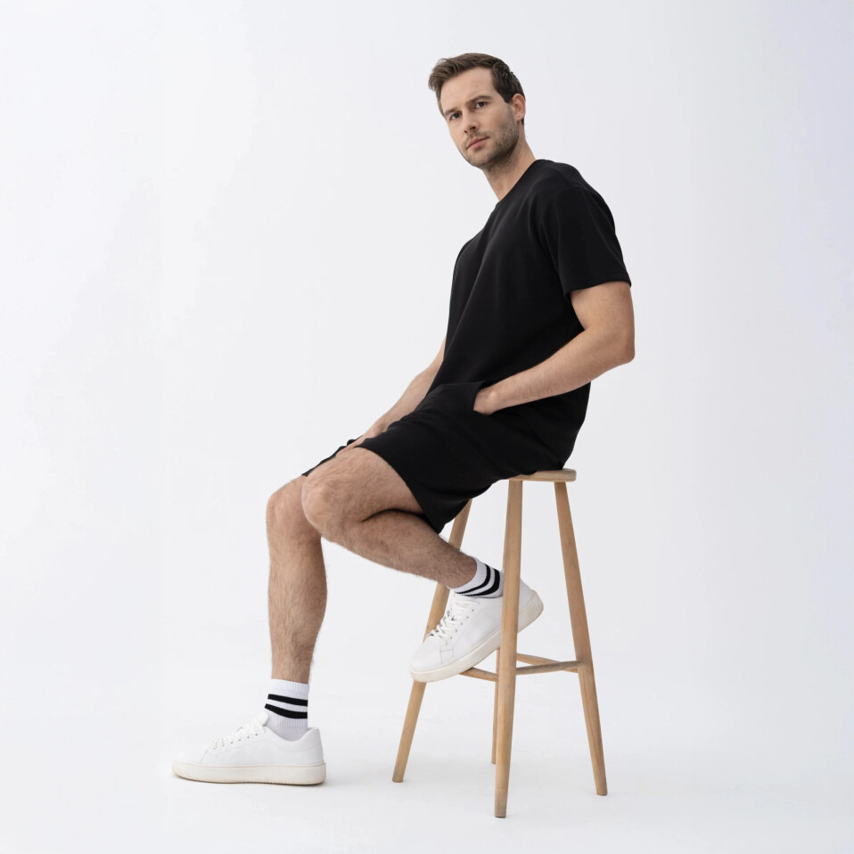 Freddy Erkek Modal Tişört Siyah - 1