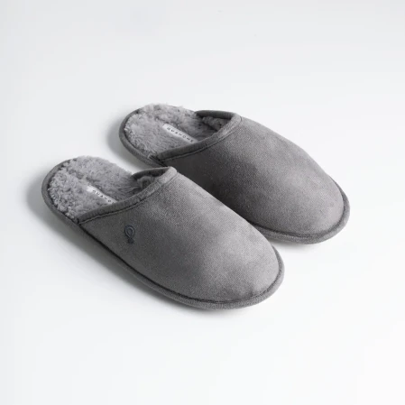 Gama Kadın Ev Terliği Beyaz Antrasit - 1