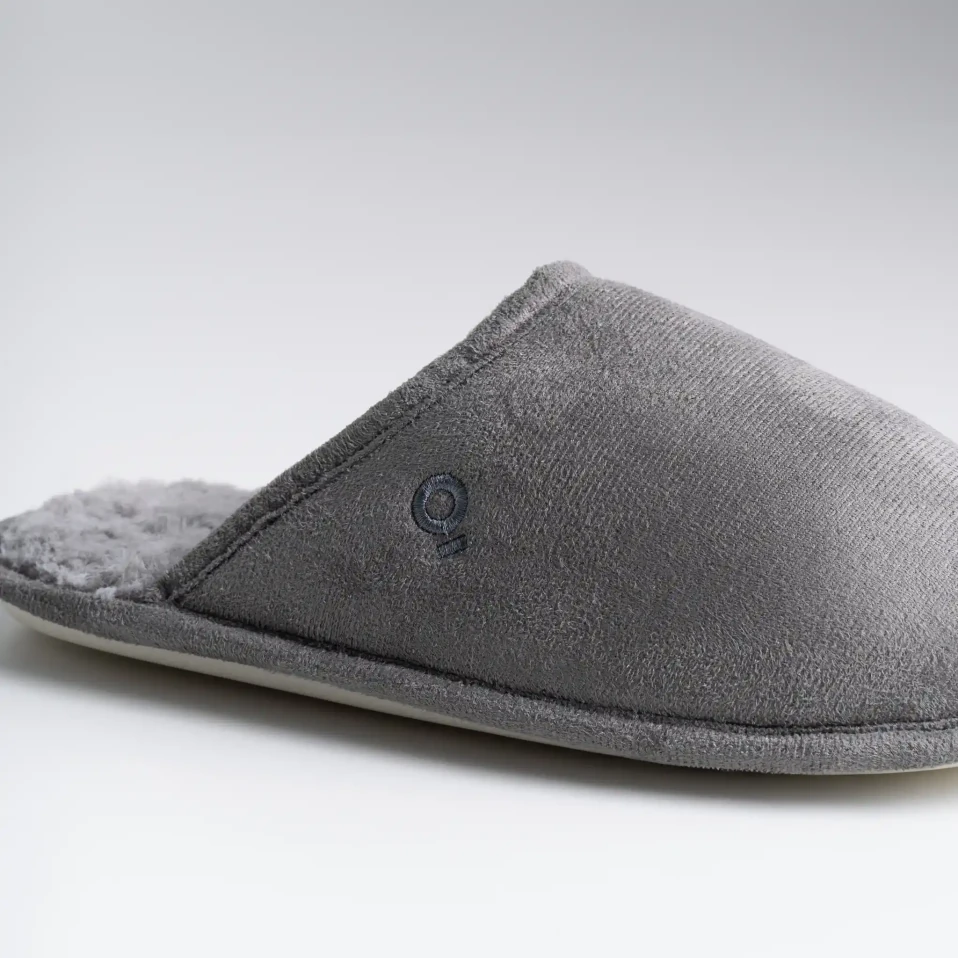 Gama Kadın Ev Terliği Beyaz Antrasit - 2