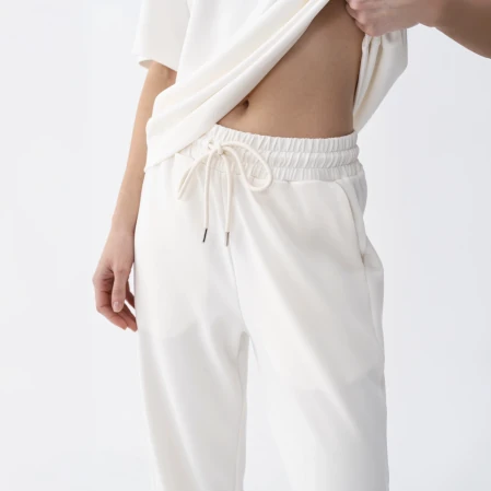 Ivy Kadın Modal Jogger Pantolon Ekru - 3