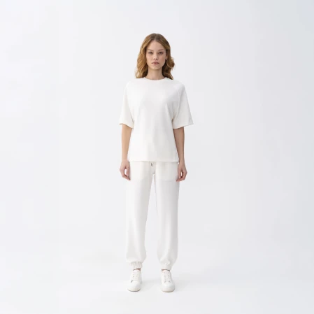 Ivy Kadın Modal Jogger Pantolon Ekru - 1